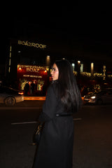 Long Tailored Wool Coat