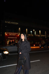 Long Tailored Wool Coat