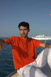 Polo Mesh Oversized Knitwear