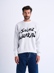 Printed Crewneck Sweater