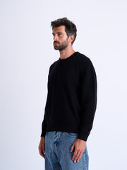 Knitted Ripped-Effect Sweater