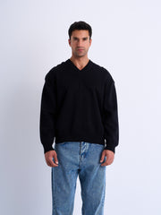 V-Neck Knitted Sweater