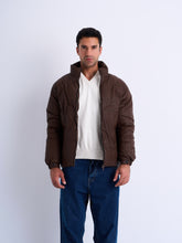 Puffer Leather Jacket