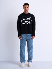 Printed Crewneck Sweater