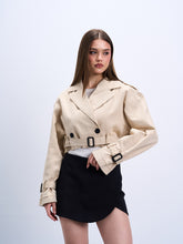 Cropped Trench Coat
