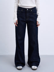 Navy Straight Jeans