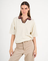 Textured Polo Knitwear