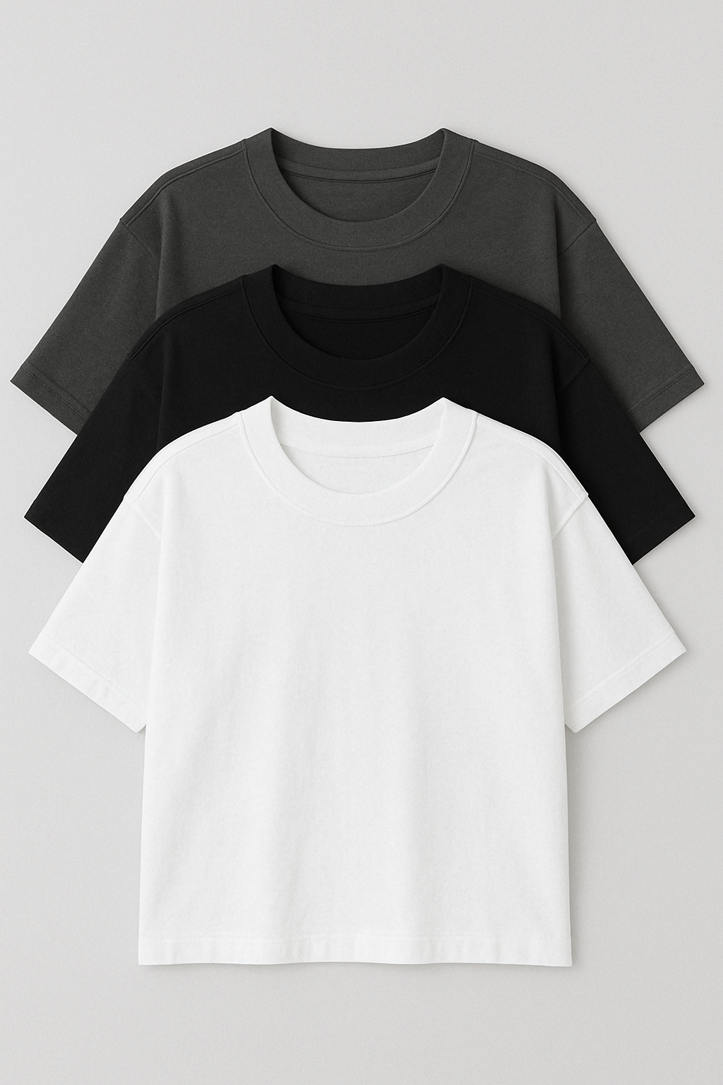Pack of 3 Basic Oversized T-shirt
