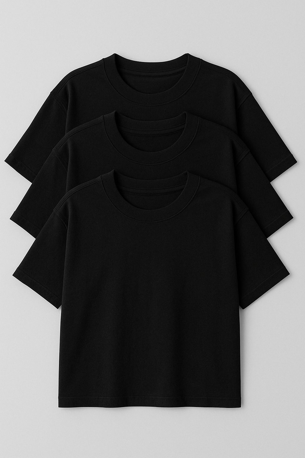 Pack of 3 Basic Oversized T-shirt