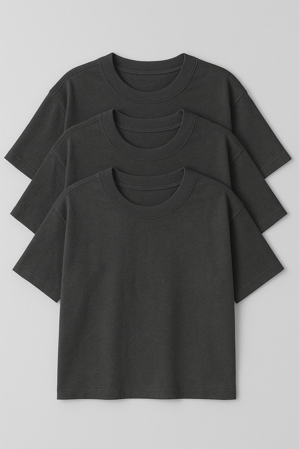 Pack of 3 Basic Oversized T-shirt