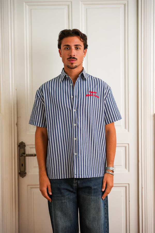 Stripped Short Sleeve Shirt