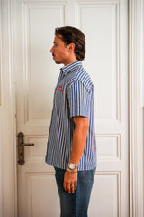 Stripped Short Sleeve Shirt