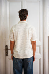 Short Sleeve Textured Polo