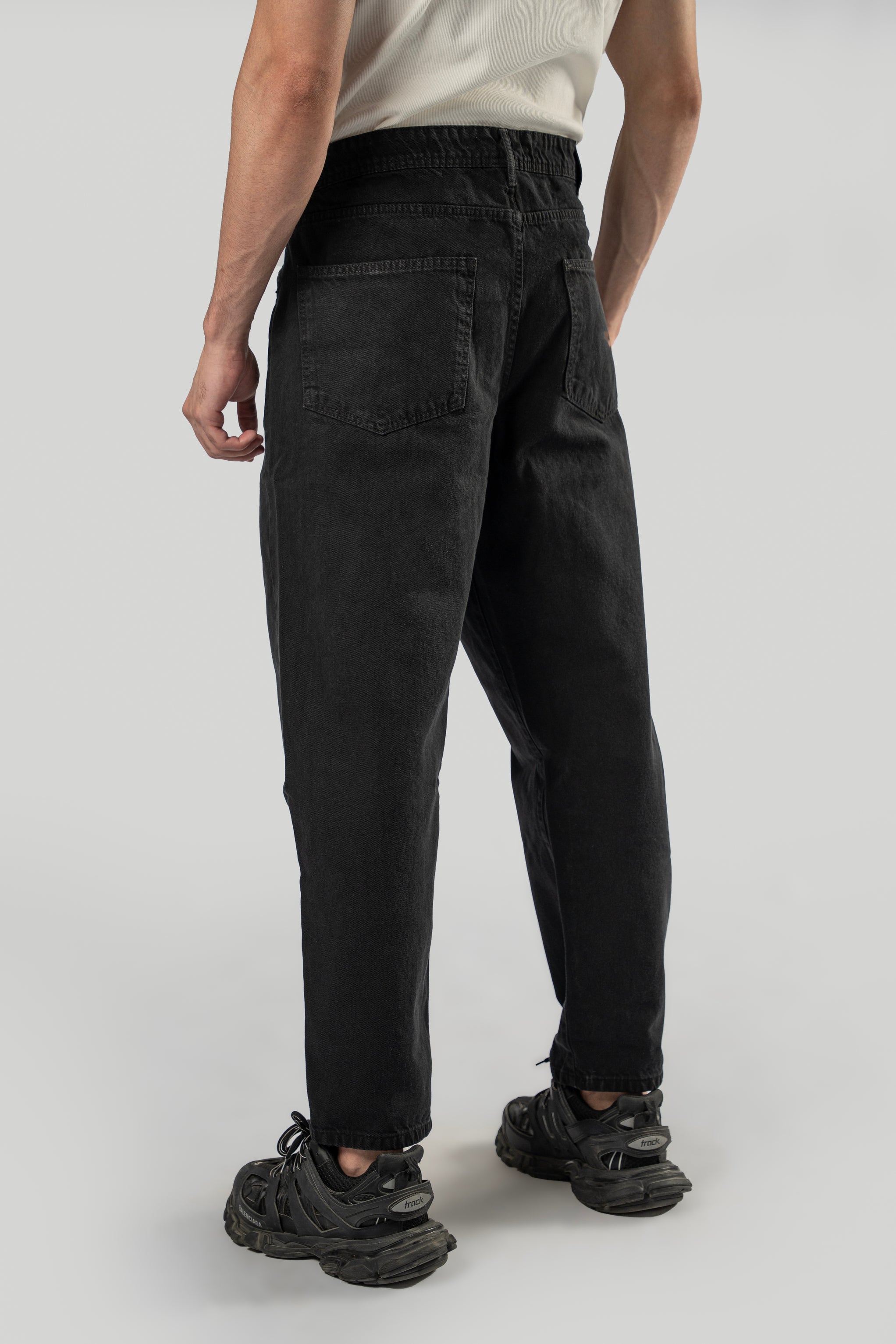 Straight Leg Denim Pants