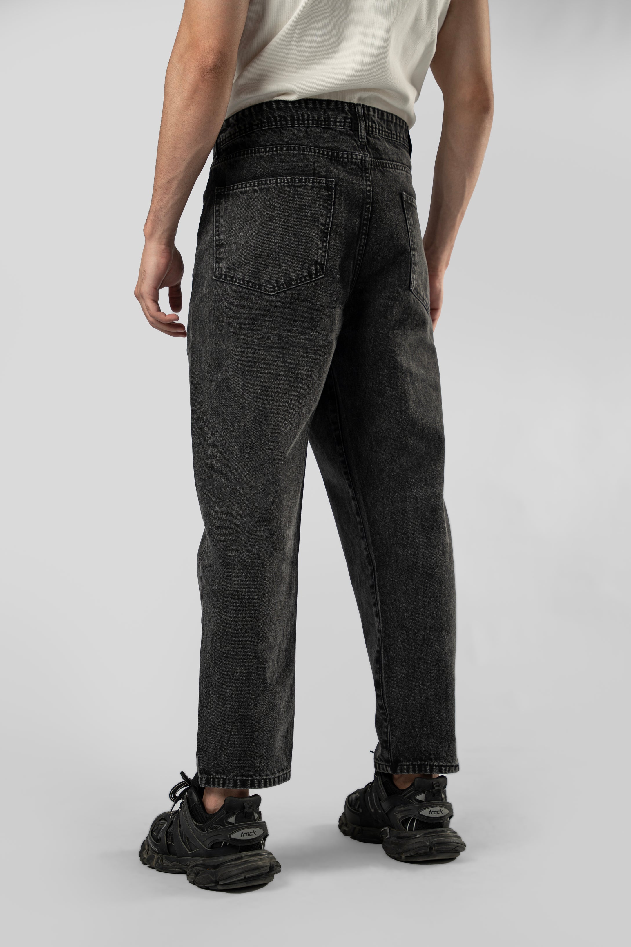 Straight Leg Denim Pants
