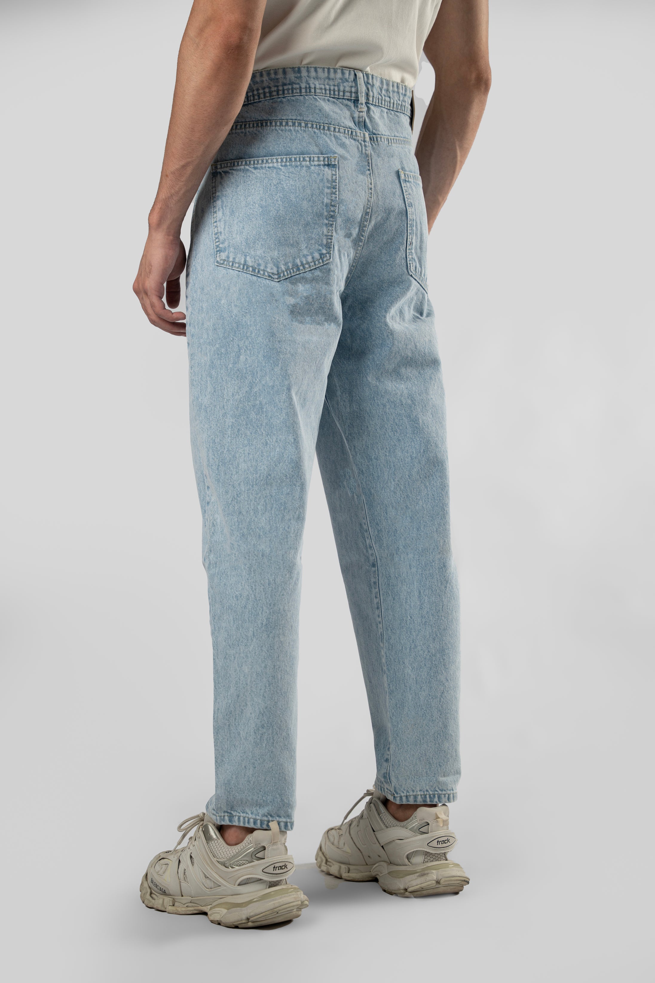Straight Leg Denim Pants