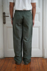 Pleated Linen Pants