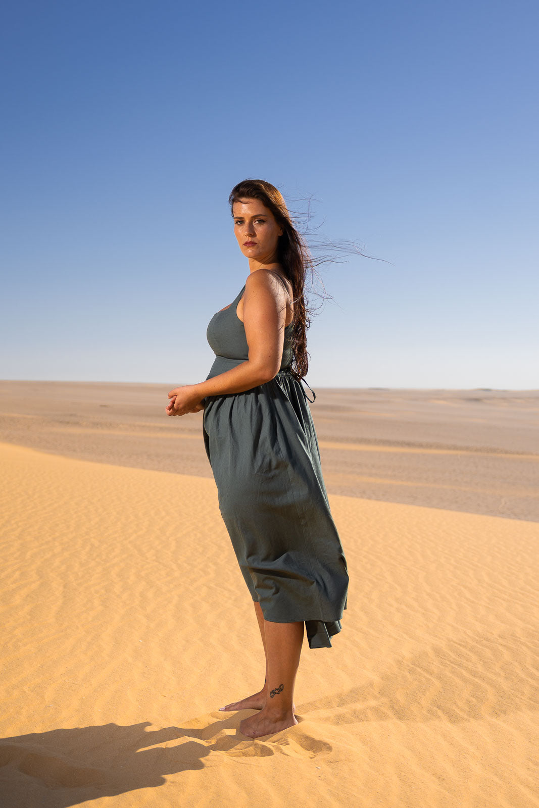 ALORA LINEN DRESS