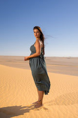 ALORA LINEN DRESS