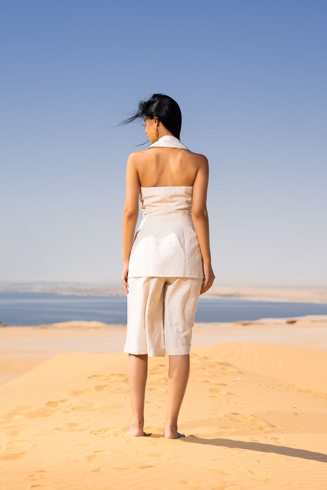 Backless Classic Vest Set