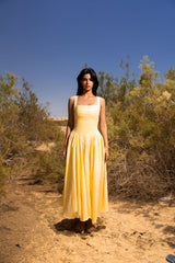 ALORA LINEN DRESS
