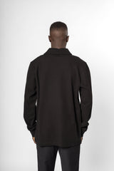 Oversized V Polo Sweater