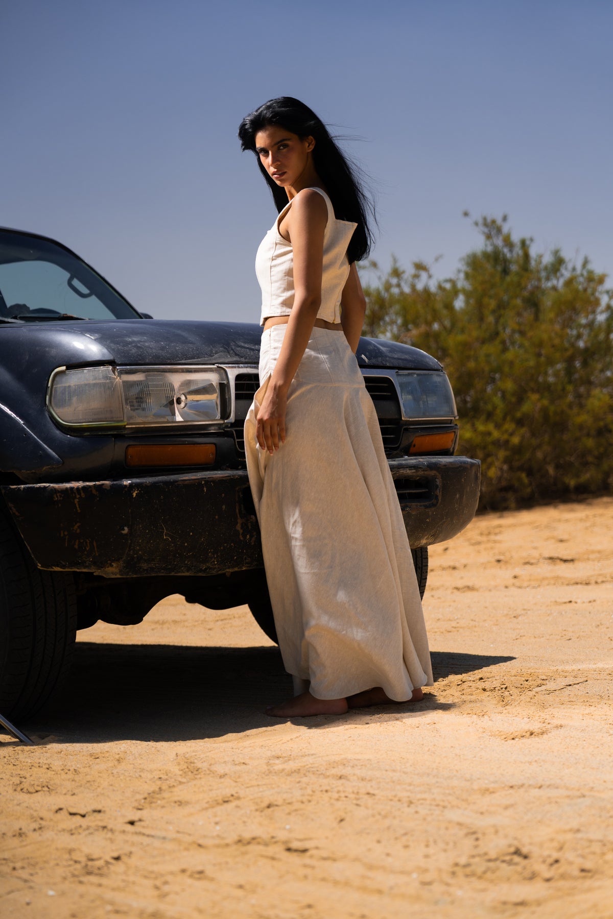 LINEN SKIRT
