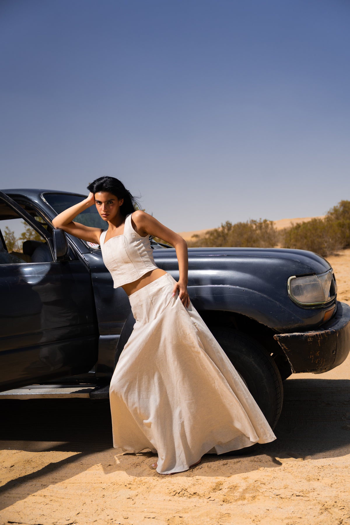 LINEN SKIRT