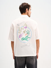 Embroidered Short Sleeve Shirt