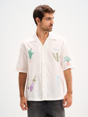Embroidered Short Sleeve Shirt