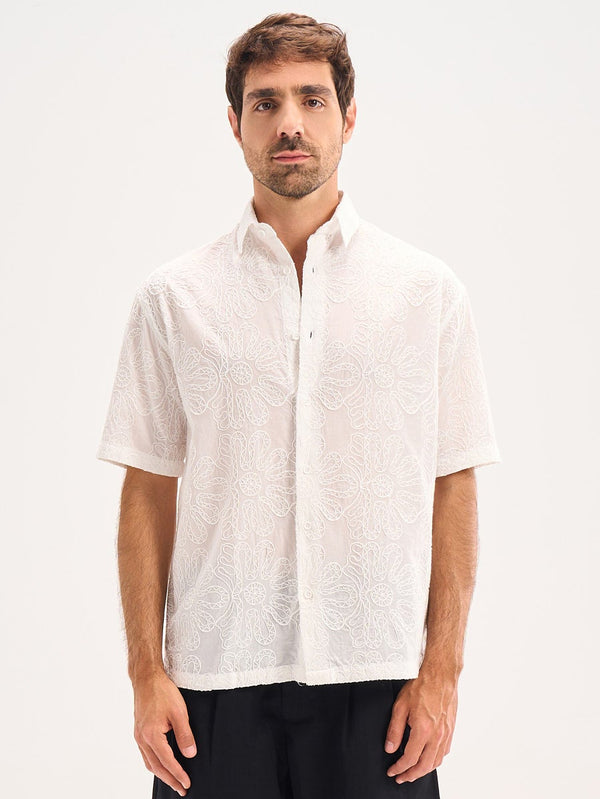 Embrodiered All Over Shirt