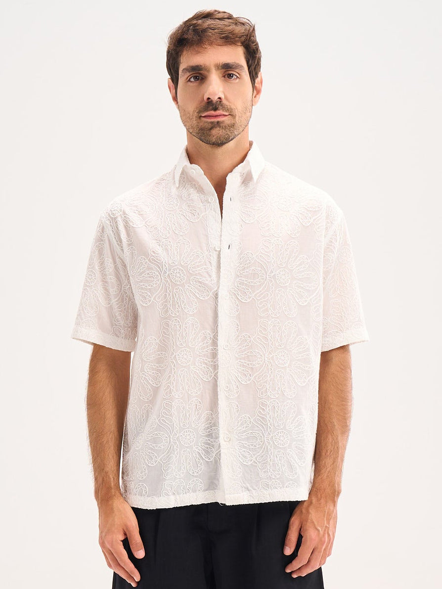 Embrodiered All Over Shirt