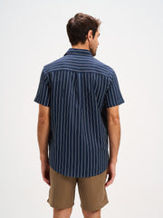 Crinkled Striped Shirt