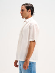 Short Sleeve Textured Shirt
