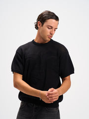 Palm Round Mesh Knitwear