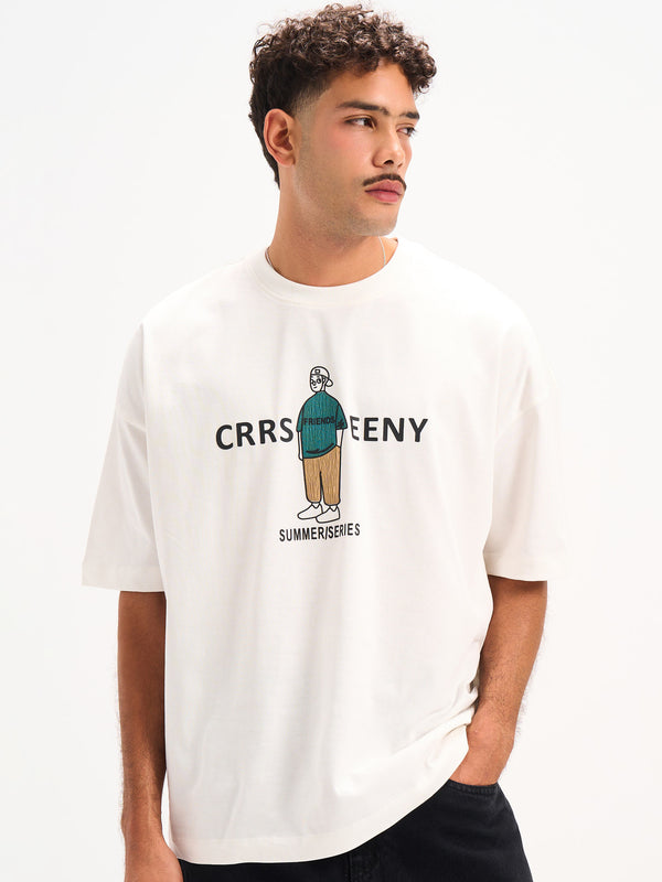 SUMMER/SERIES Printed Round T-shirt