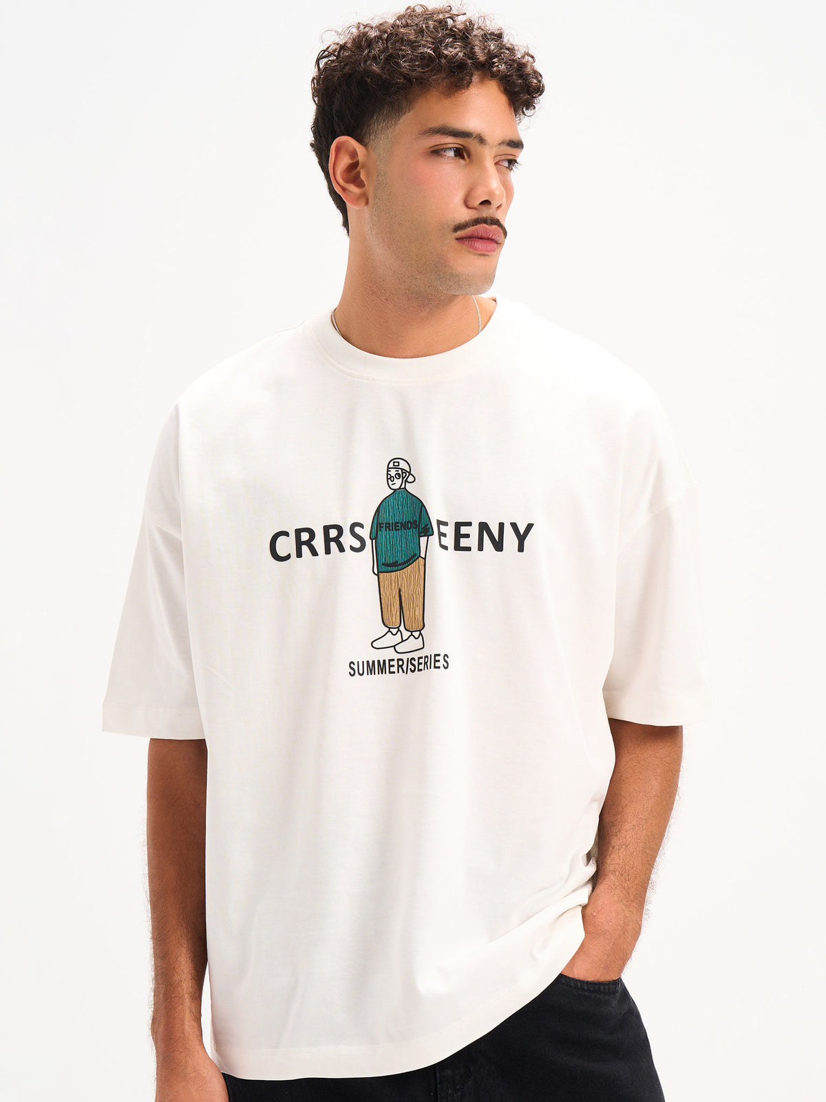 SUMMER/SERIES Printed Round T-shirt