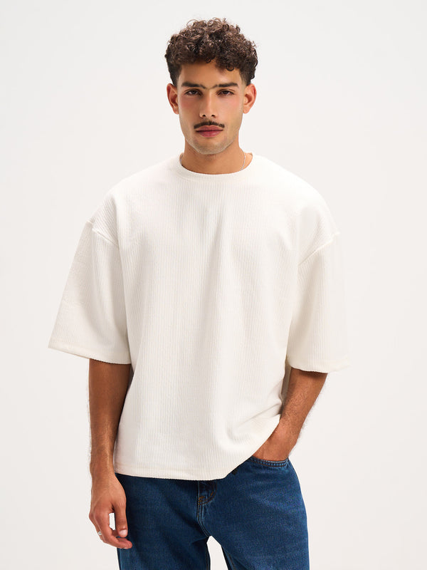 Basic Round Boxy Fit T-shirt