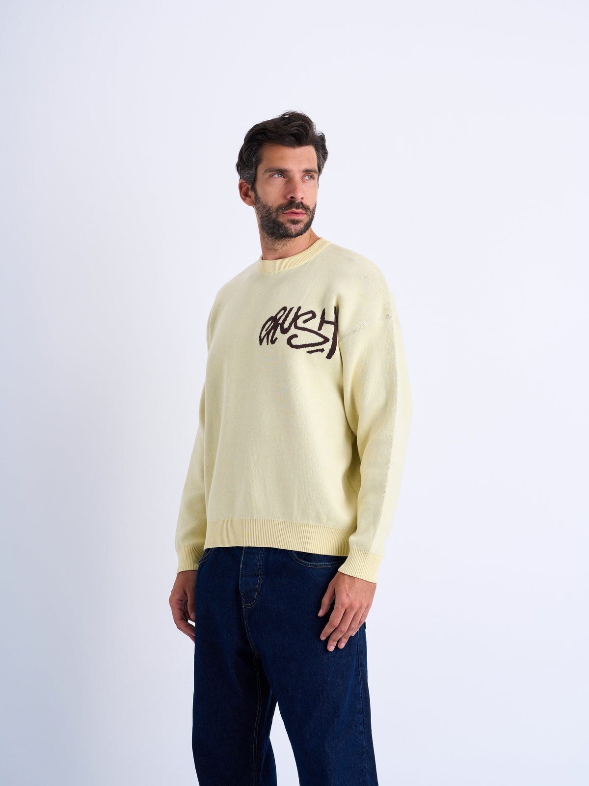 Printed Crewneck Knitwear