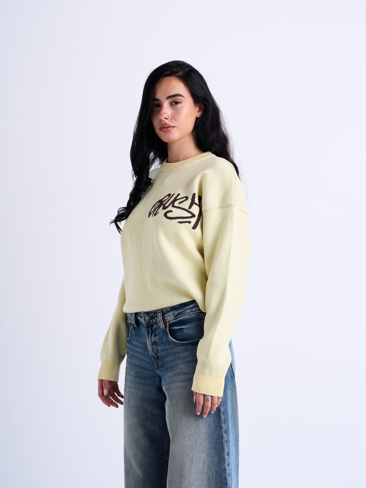 Printed Crewneck Knitwear