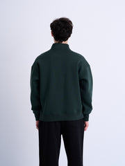 Basic Quarter Zipper Sweatshirt