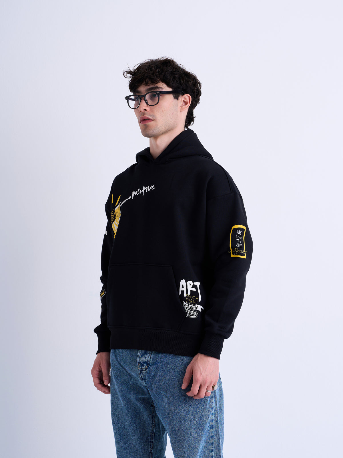 Printed Oversized Hoodie