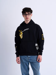 Printed Oversized Hoodie