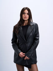 Leather Blazer