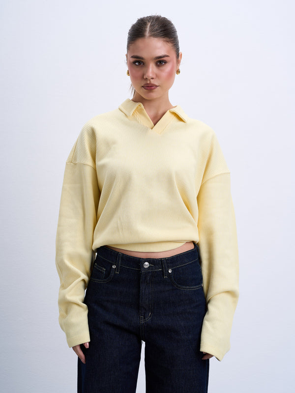 V Polo Sweater