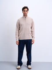 Knitted Quarter Zip