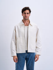 Double Pocket Zipper Overshirt