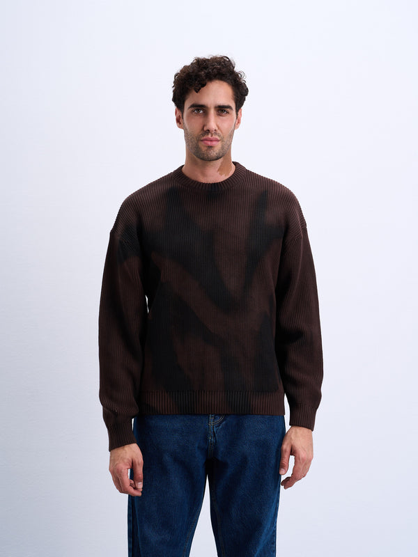 Washed Crewneck Knitwear