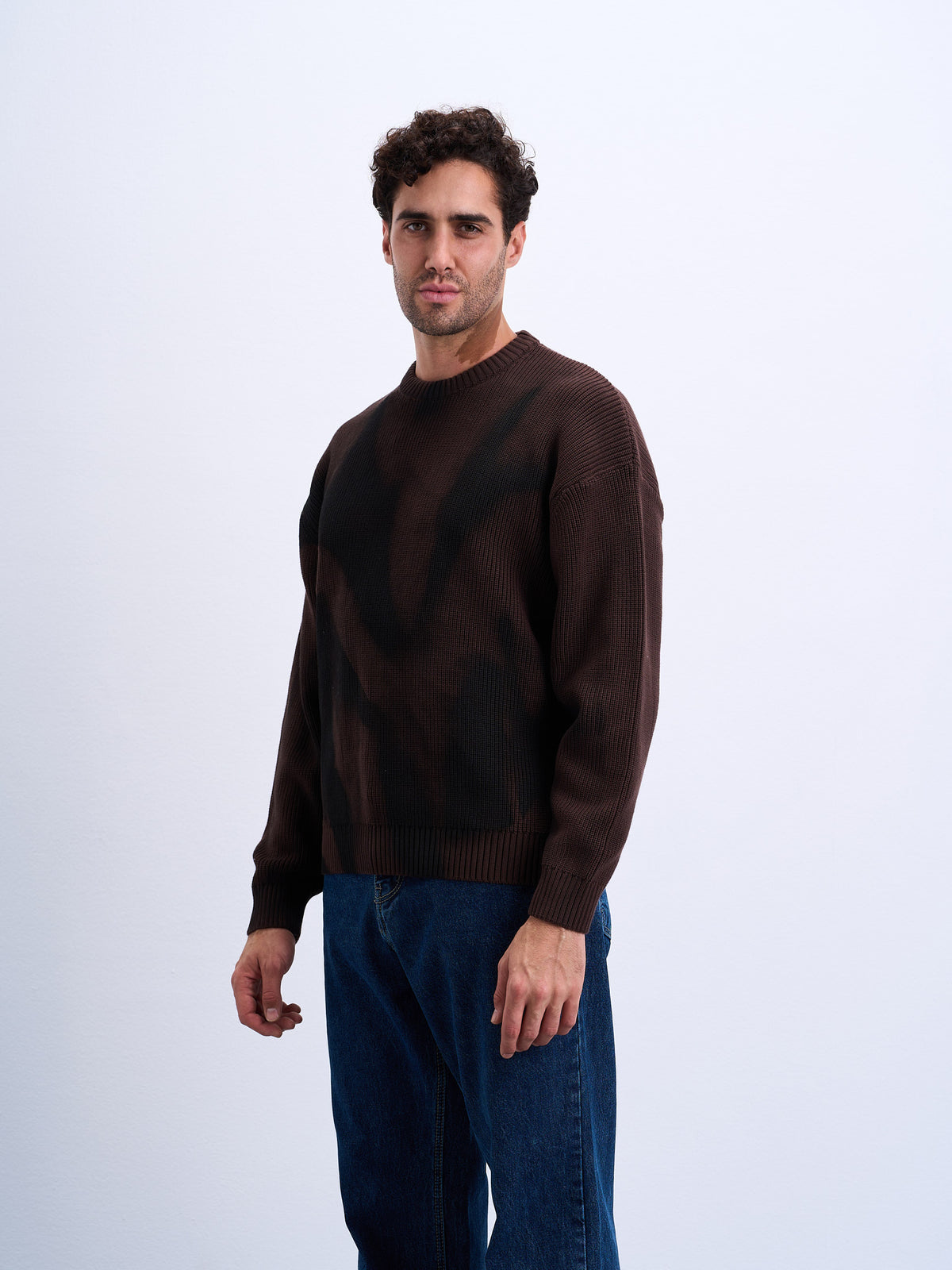 Washed Crewneck Knitwear