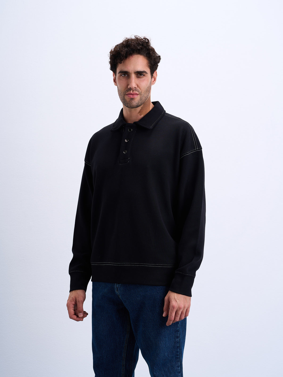 Basic Oversized Polo